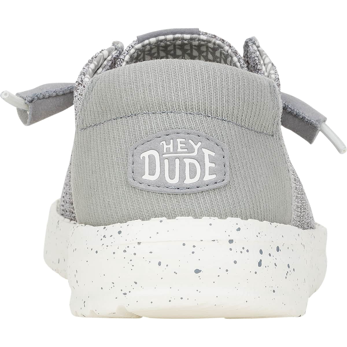 HEYDUDE Wendy Stretch Sox Wide, Light Grey, 8