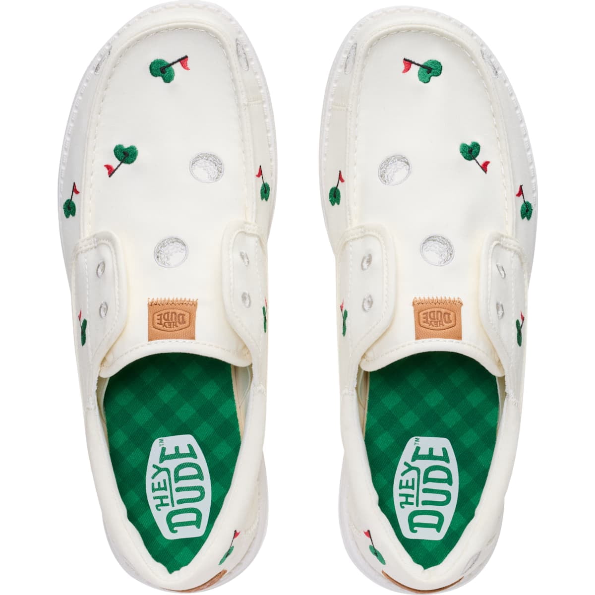 HEYDUDE Men Wally Cru Embroidered, Green/Multi, 11