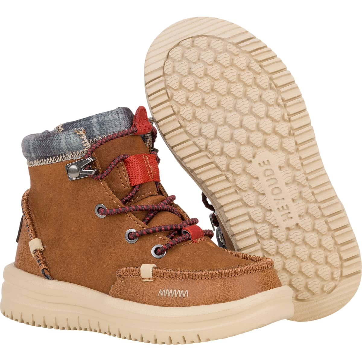 HEYDUDE Bradley Toddler Classic, Cognac, 10