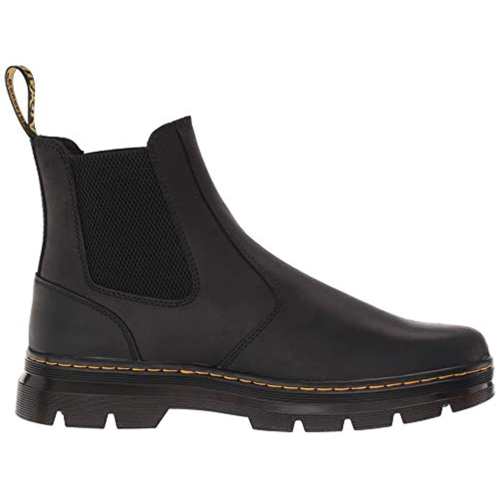 Dr. Martens Unisex Embury Chelsea Boot, Black Wyoming, 7 Women/6 Men