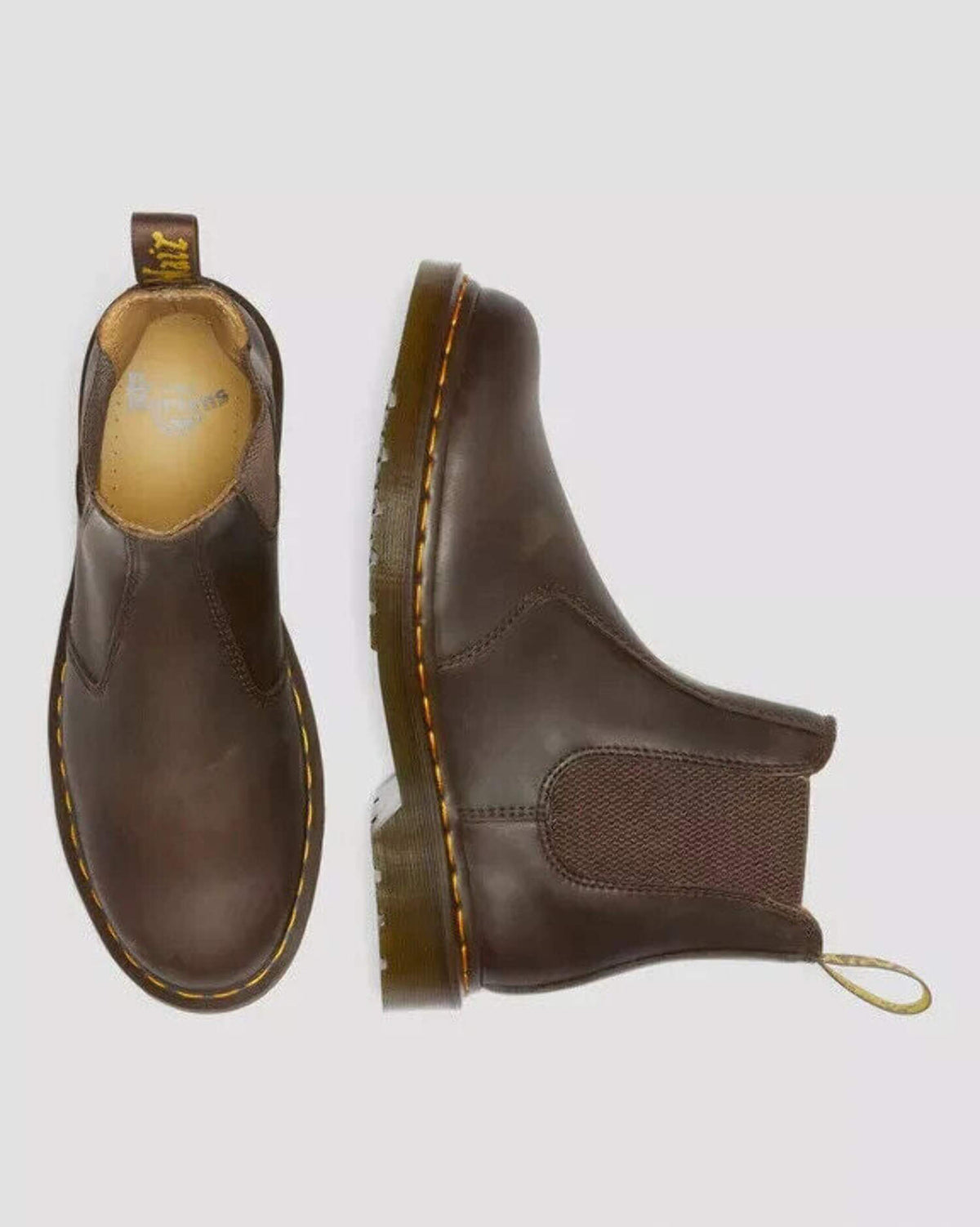 Dr. Martens Mens Crazy Horse Leather Ankle Chelsea Boots