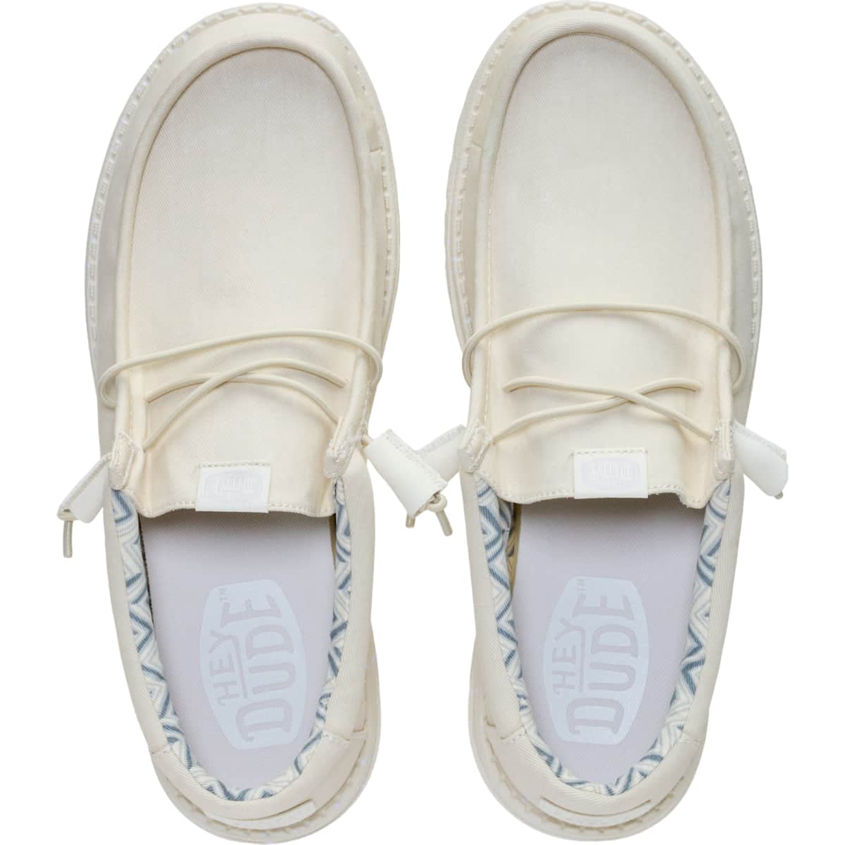 HEYDUDE Men Wally Stretch Canvas, Light Grey, 8