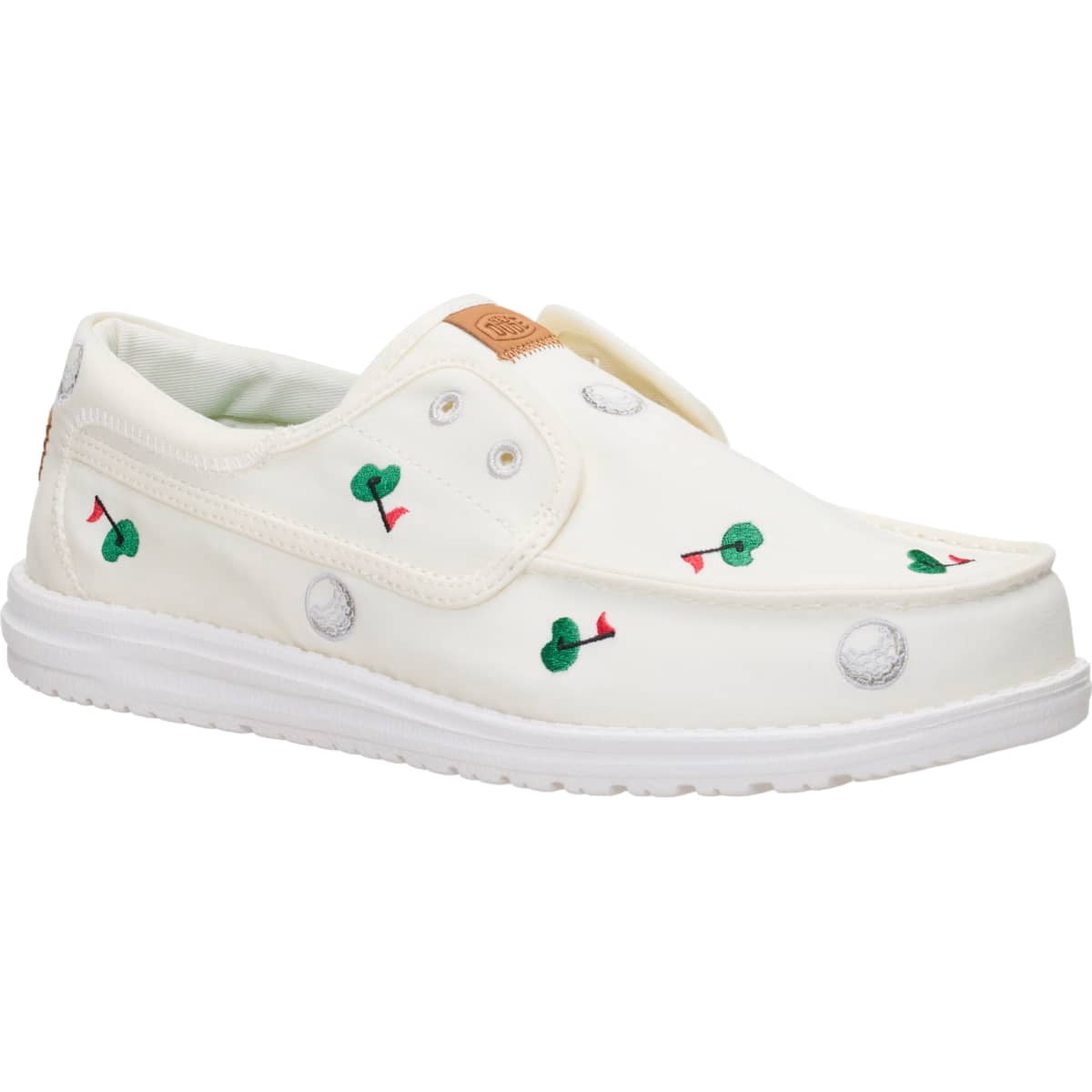 HEYDUDE Men Wally Cru Embroidered, Green/Multi, 11