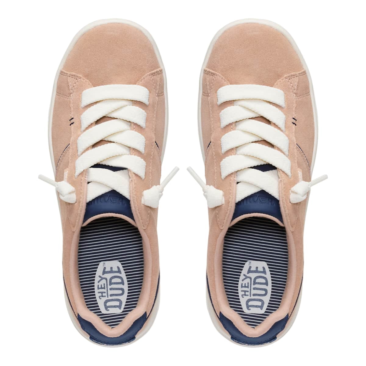 HEYDUDE Women Karina DBL Duo Suede, Pale Lilac/Multi, 9