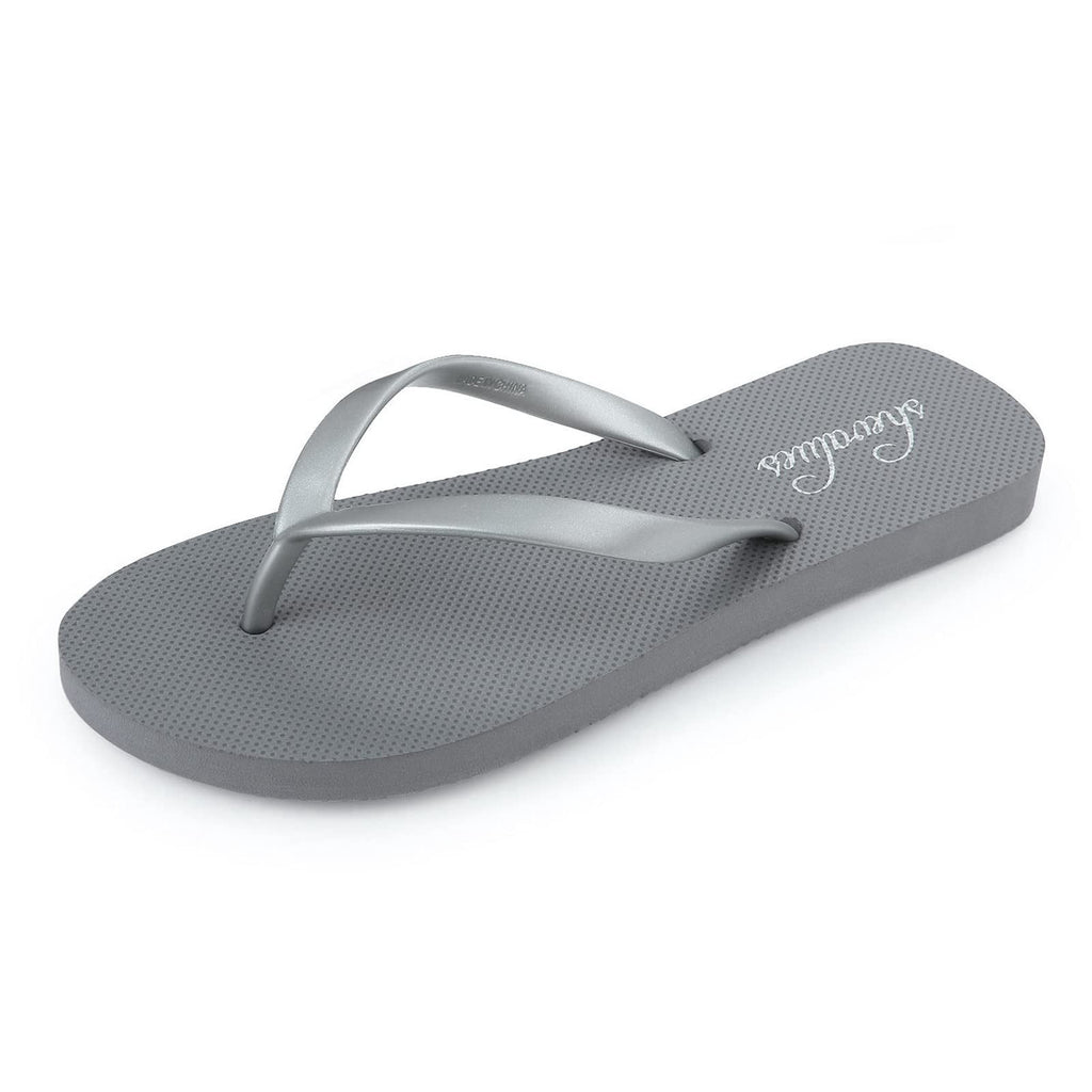 Comwarm Women's Flip Flops Summer Beach Sandals Soft Foam Women's Sandals, Black