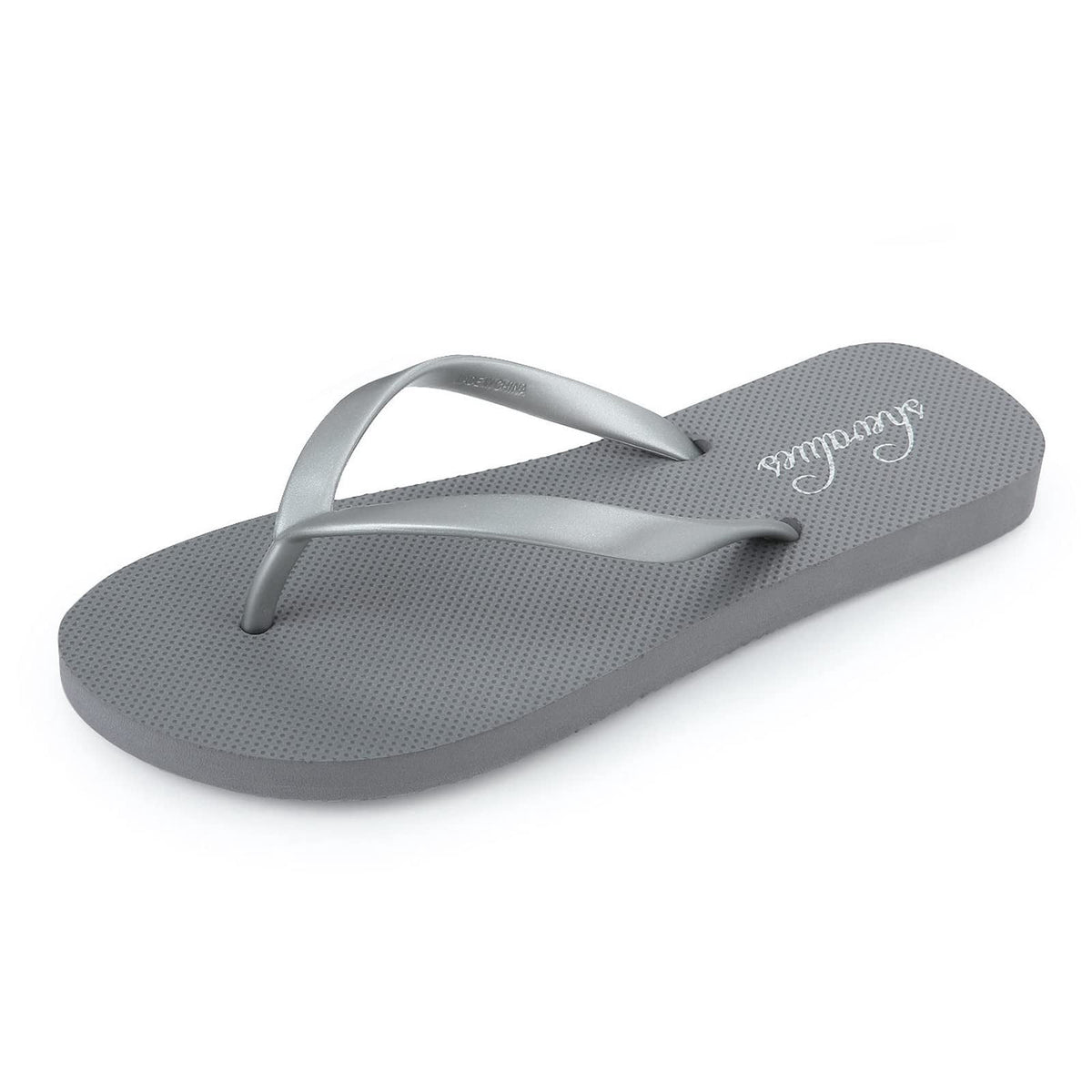 Comwarm Women's Flip Flops Summer Beach Sandals Soft Foam Women's Sandals, Black
