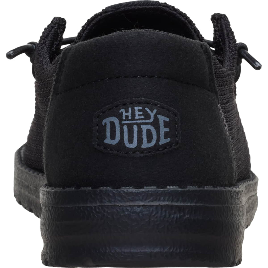 HEYDUDE Women Wendy Mesh Black Mono, Black Mono
