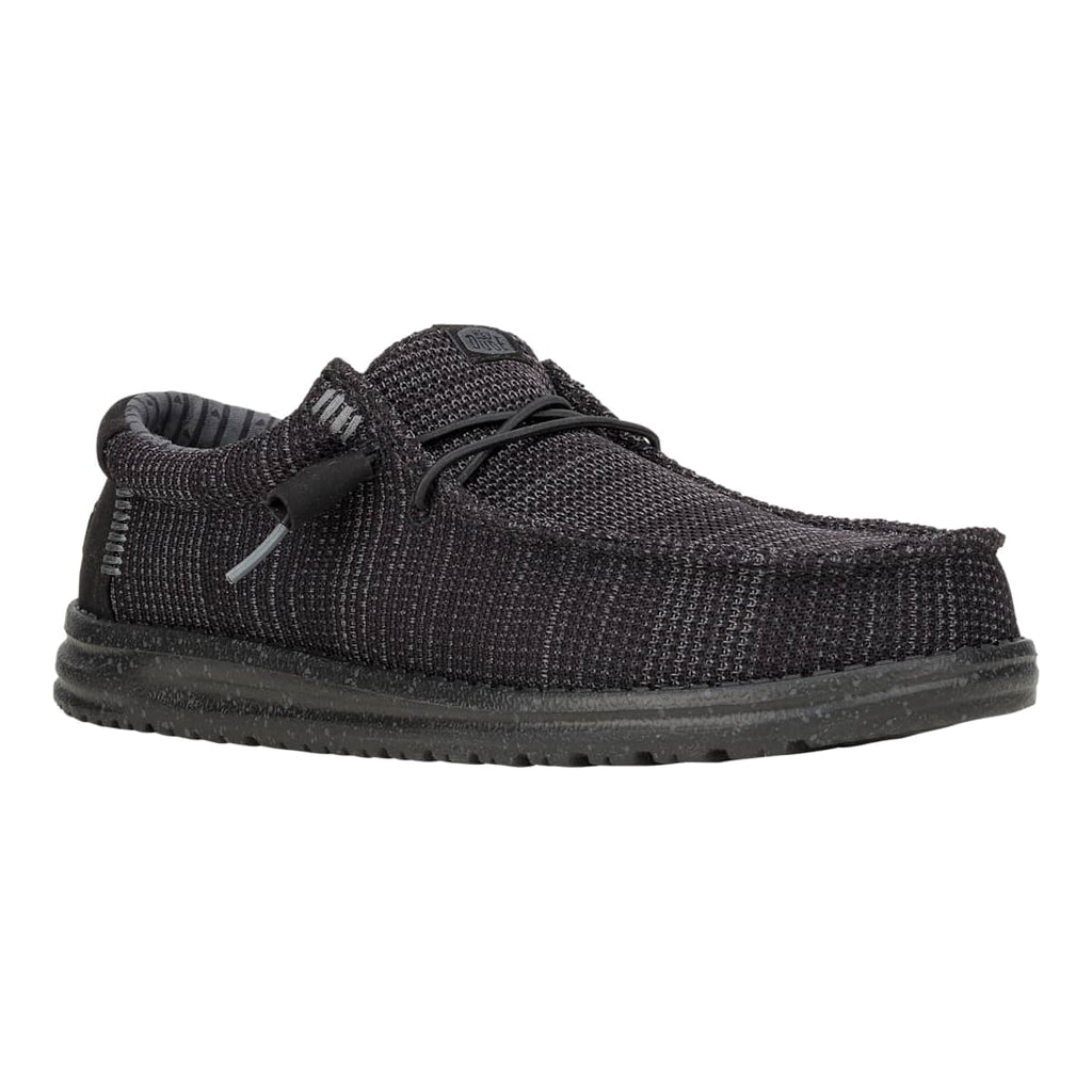 HEYDUDE Men Wally Stretch Sox Wide, Gray, 12