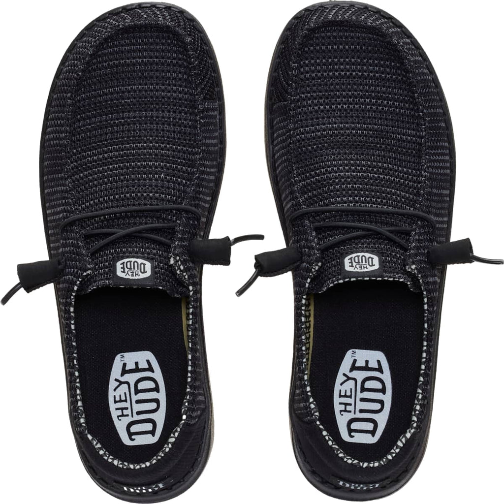 HEYDUDE Wendy Stretch Sox Wide, Light Grey, 8