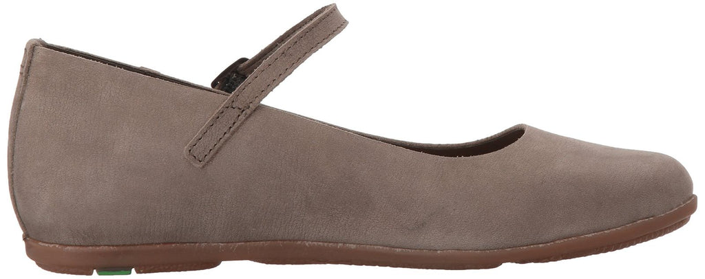 El Naturalista Women's Stella ND58 Mary Jane Flat Shoe Kaki Leather 36 EU / 6 US