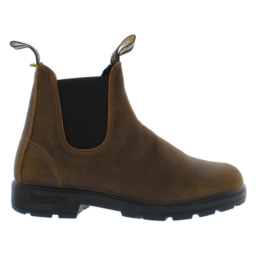 Blundstone Elastic Sided Suede Unisex Shoes Size 6.5, Color: Tobacco