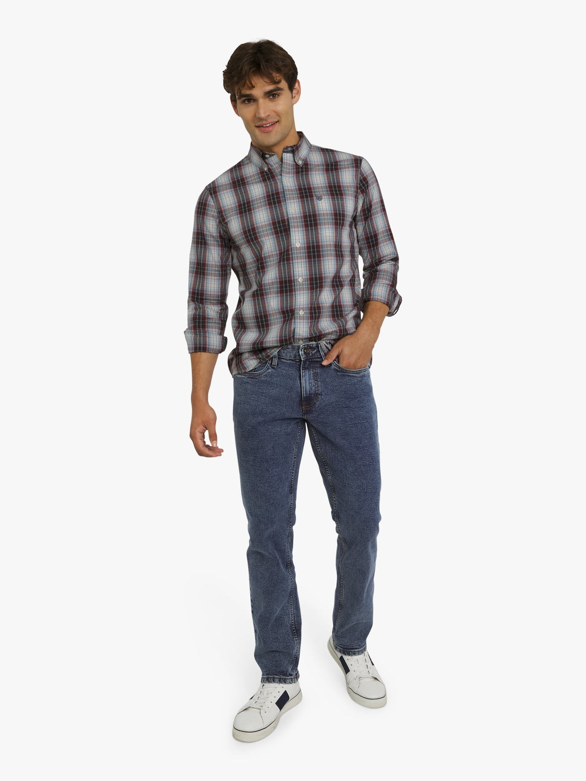 Chaps Men's & Big Men's Stretch Regular-Fit Denim Jeans, Sizes 30-42