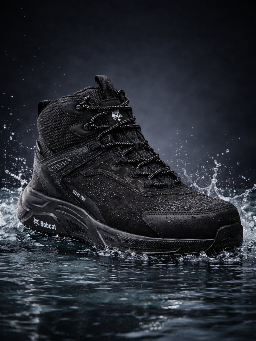 Bobcat Men’s Saber Lightweight Waterproof Steel Toe Work Shoe, Wide Available