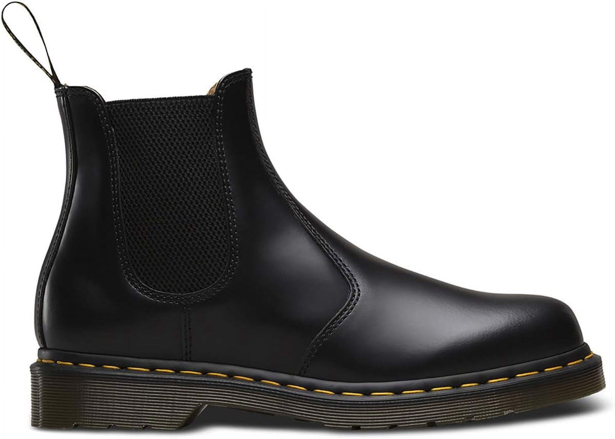 Dr Martens 2976 YS Women's Classic Leather Chelsea Boot in White Size 11