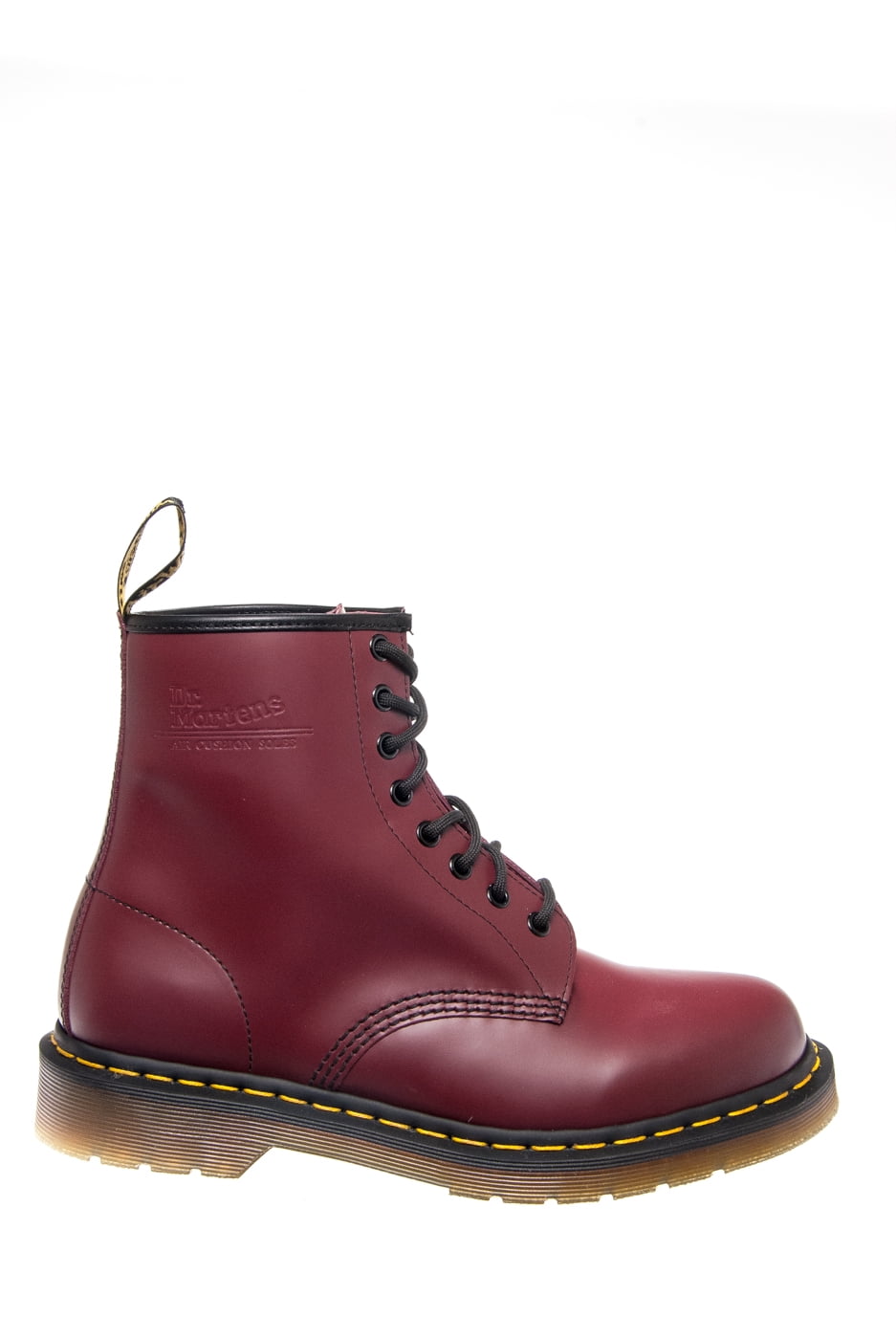 Dr. Martens Unisex 1460Z DMC 8 Lace Up Cherry Red Smooth Leather Boots Shoes Doc