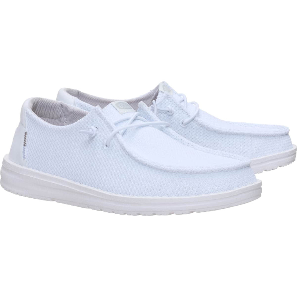 HEYDUDE Women Wendy Mesh White, White