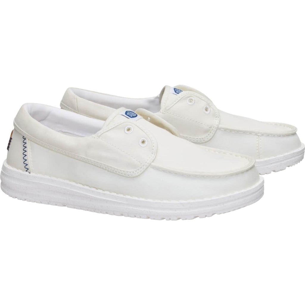 HEYDUDE Women Wendy Cru Gingham, Skyway Blue/Multi, 9