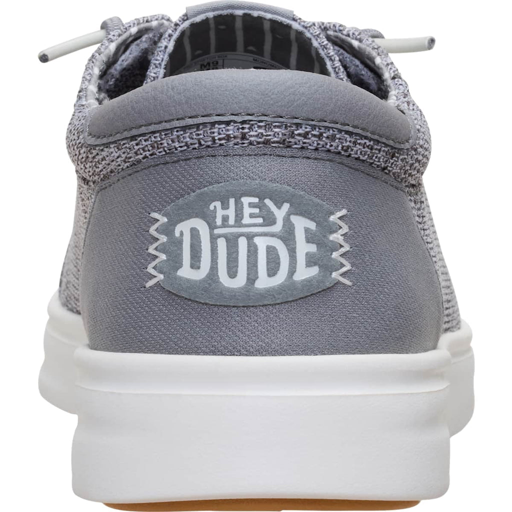 HEYDUDE Men Paul Pro Stretch Sox, Monument Grey, 7