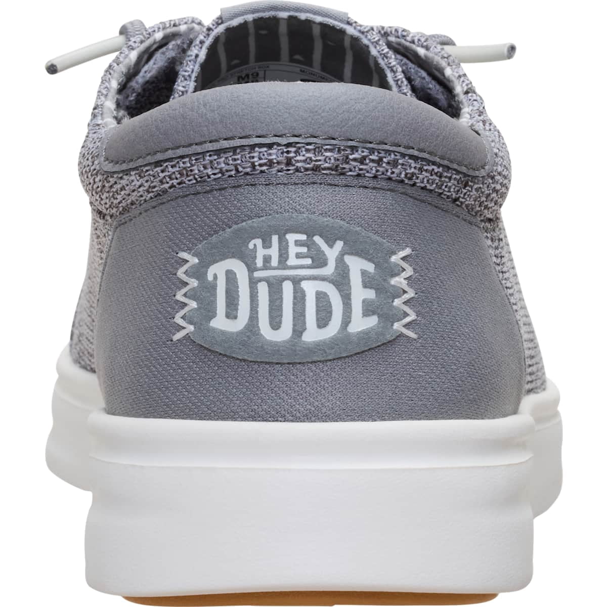 HEYDUDE Men Paul Pro Stretch Sox, Monument Grey, 7