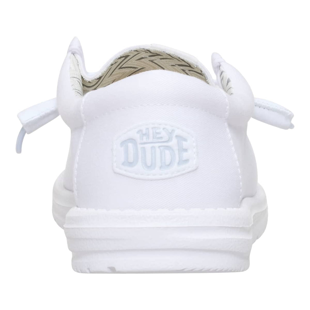HEYDUDE Men Wally Stretch Canvas, Light Grey, 8