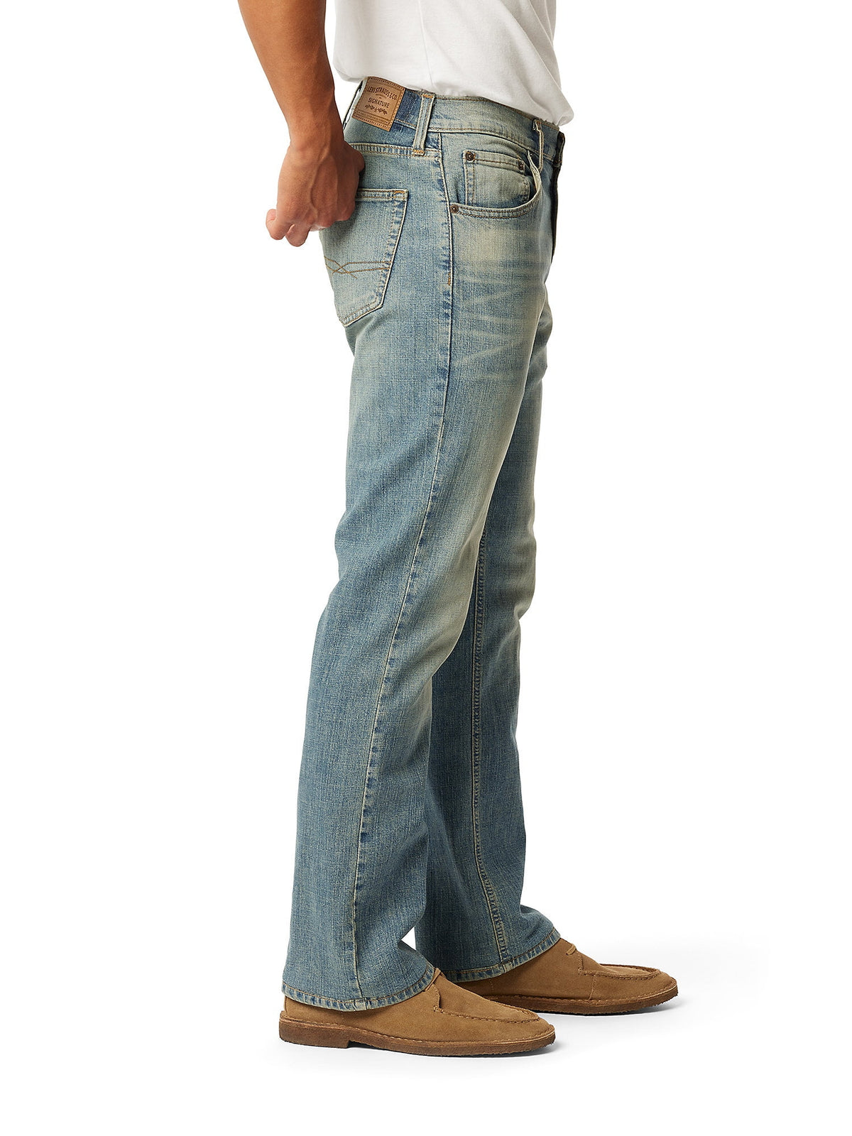 Levi Strauss Signature Men's and Big and Tall Bootcut Jeans
