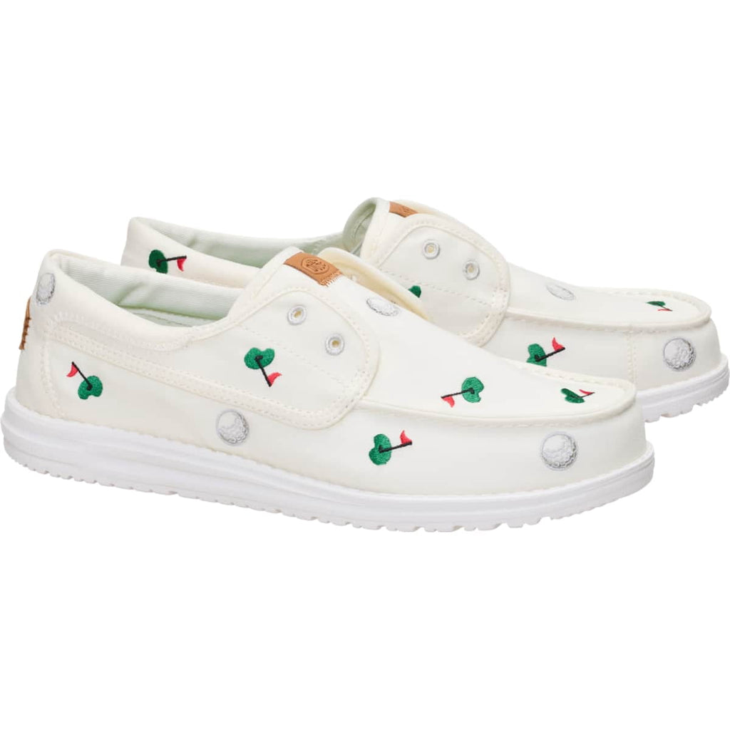HEYDUDE Men Wally Cru Embroidered, Green/Multi, 11