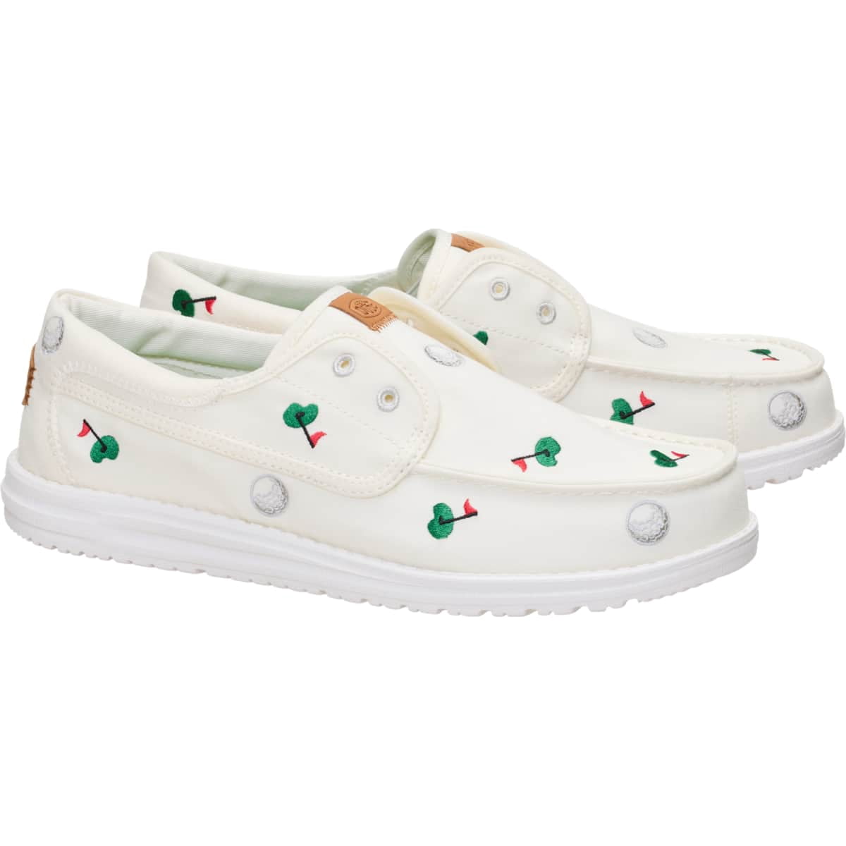 HEYDUDE Men Wally Cru Embroidered, Green/Multi, 11