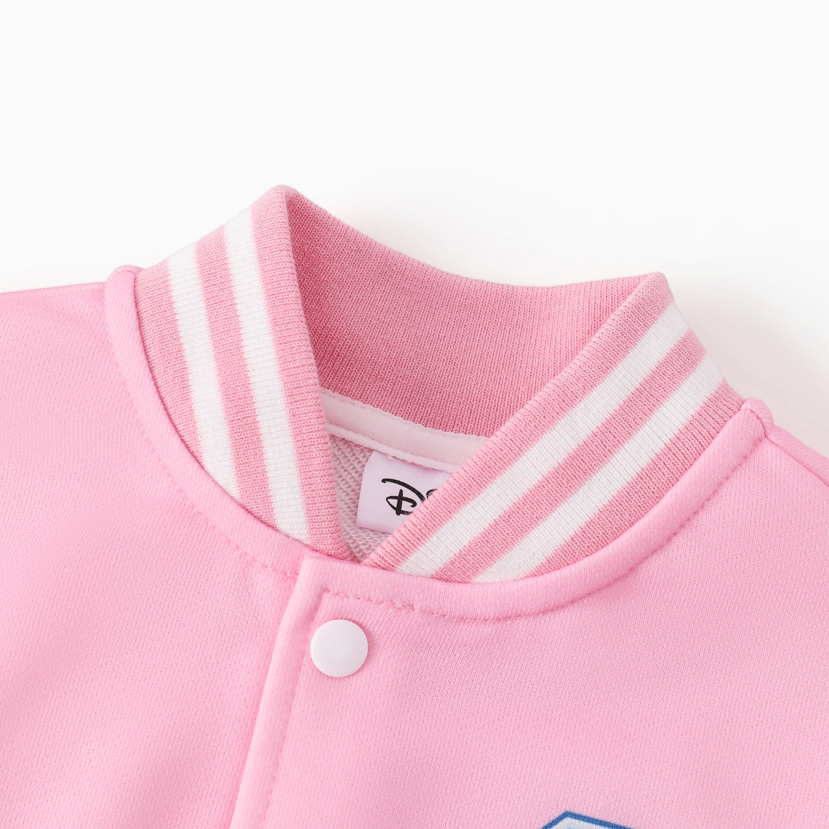 Disney Girls Bomber Jacket Minnie Mouse Colorblock Varsity Lightweight Sweatshirts Gift Fall Spring Sizes 3-10