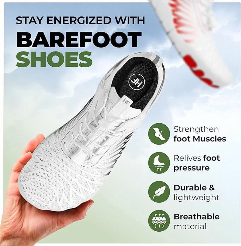 Hike Footwear HF Signature Barefoot Shoes for Women Men | Wide Toe Box | Zero Drop | Minimalist Walking Hiking Shoes | Lightweight Comfortable