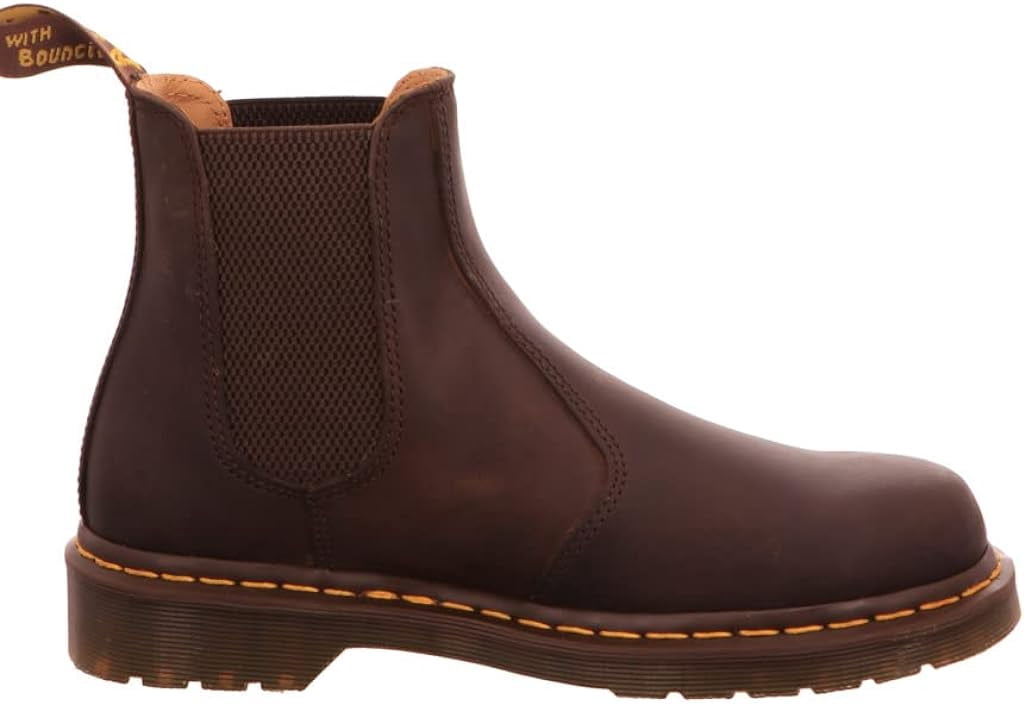 Dr. Martens Mens Crazy Horse Leather Ankle Chelsea Boots