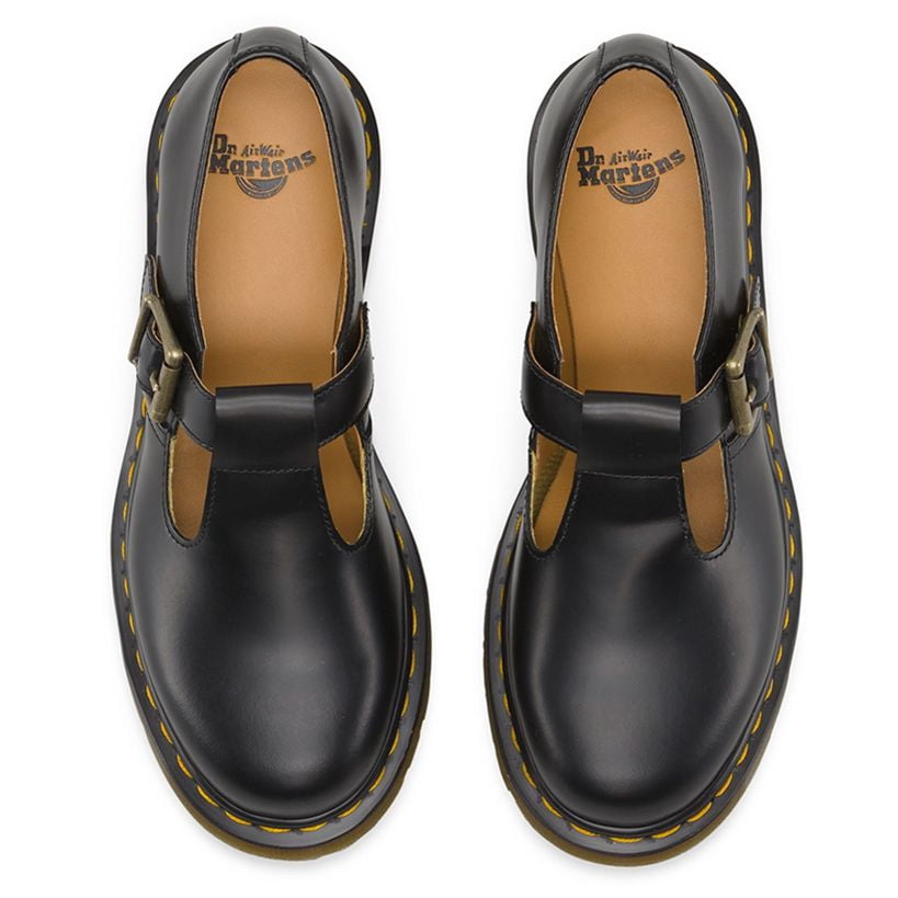Dr. Martens Womens Polley Smooth Leather Shoes