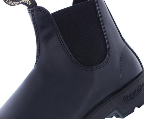 Blundstone Elastic Sided Unisex Shoes Size 8, Color: Black Brush