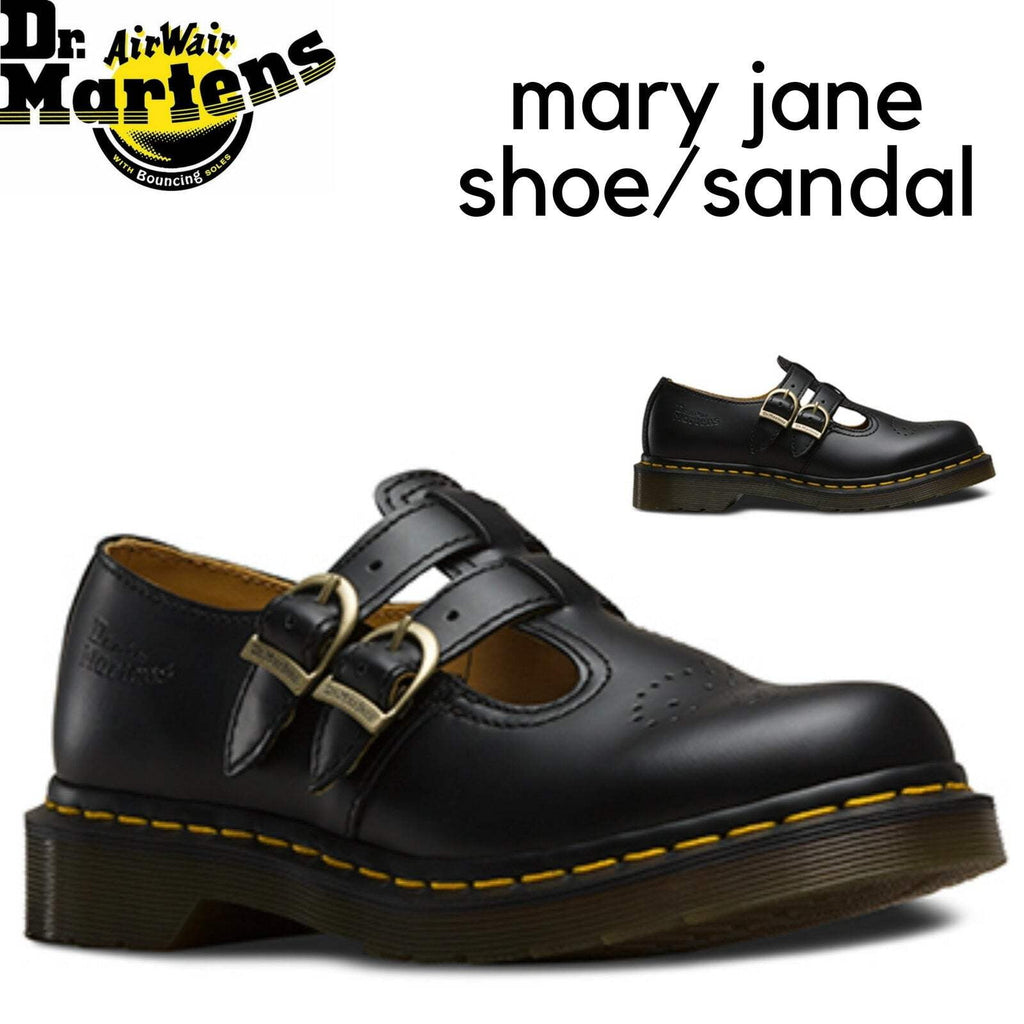 Dr. Martens Women's 8065 Mary Jane Black Ankle-High Flat - 9M