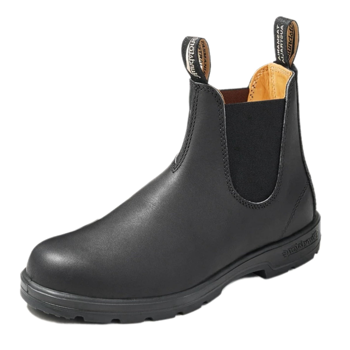 Blundstone 587 Unisex Classic Series Chelsea Boot for Men and Women with Shock Absorption and Premium Water Resistant Leather, Rustic Black, 8 US Men / 10 US Women / 7 AU - AUTHORIZED DEALER