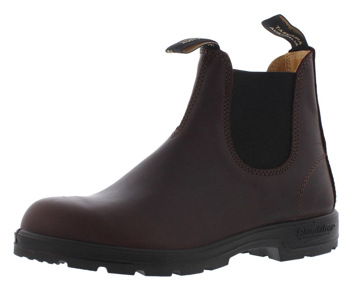 Blundstone Elastic Sided Boot Lined Unisex Shoes Size 10.5, Color: Auburn/Black
