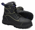 Blundstone Steel Toe Lace Up, Water & Puncture Resistant, Black, US size 11.5