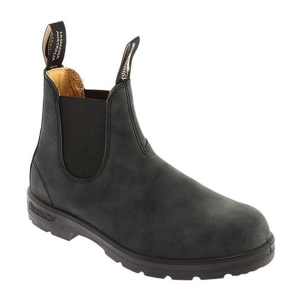 Blundstone Elastic Sided Lined Unisex Shoes Size 4.5, Color: Rustic Black