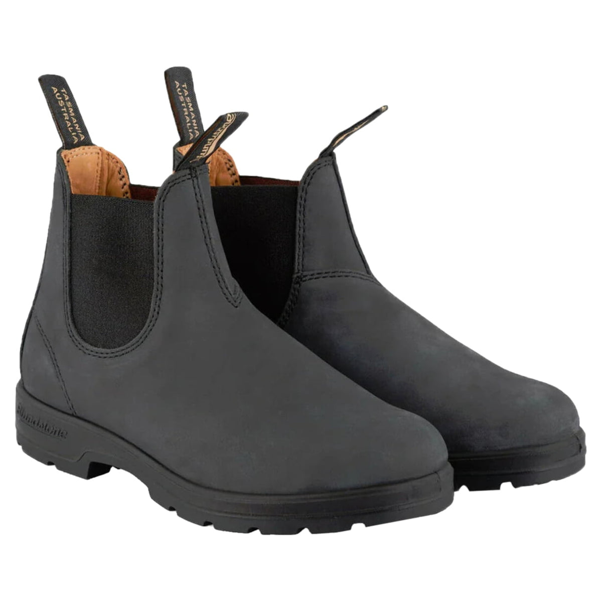 Blundstone Elastic Sided Lined Unisex Shoes Size 4.5, Color: Rustic Black