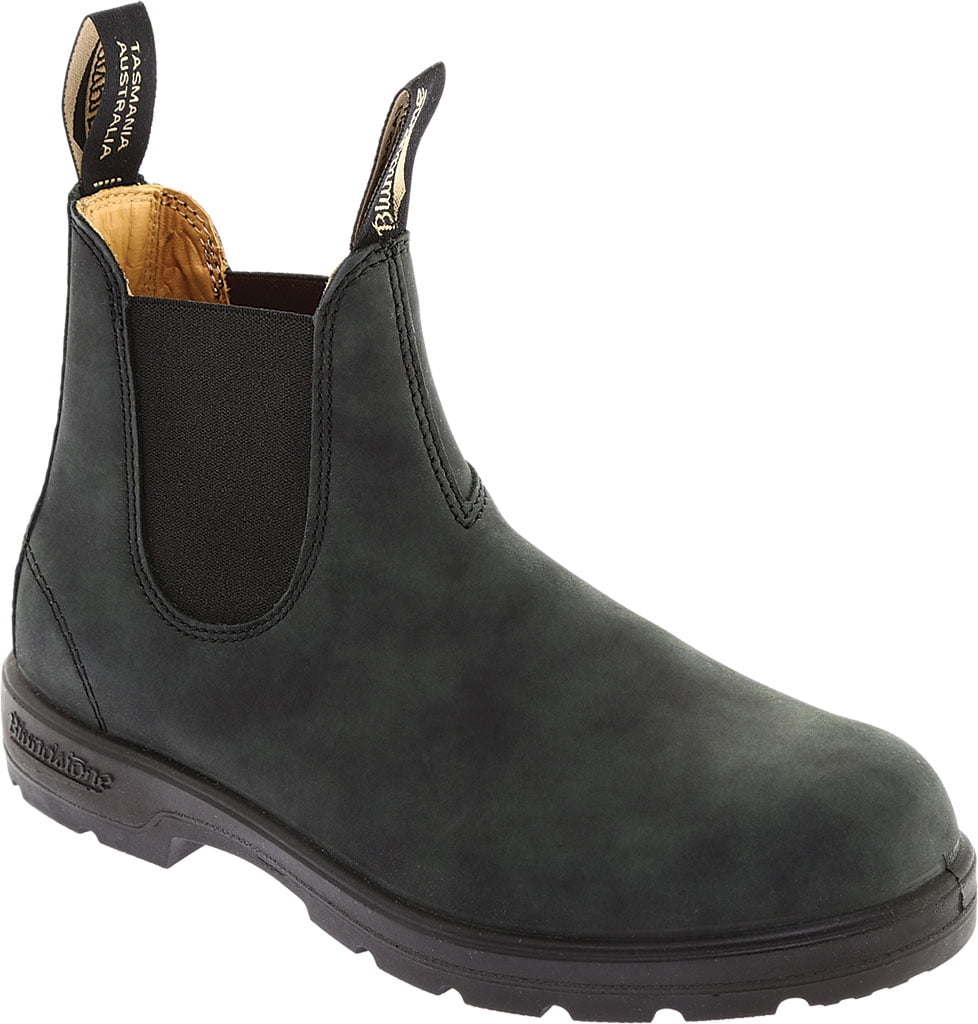 Blundstone Elastic Sided Lined Unisex Shoes Size 4.5, Color: Rustic Black