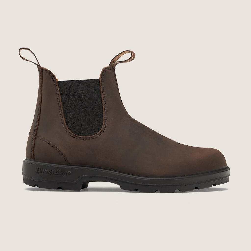 Blundstone Elastic Sided Boot Lined Unisex Shoes Size 5.5, Color: Brown