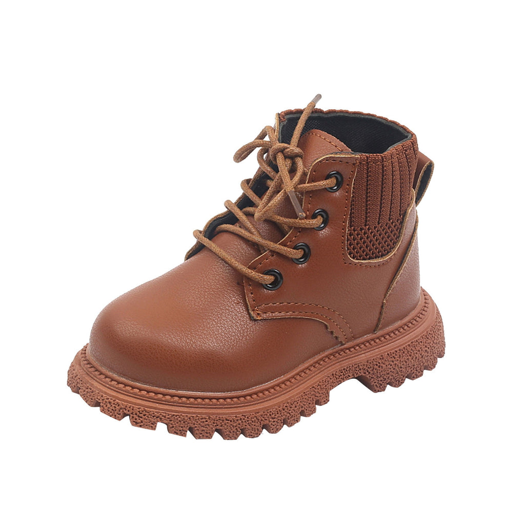 Boots Gift for Boys Girls Ankle Boots Lace Up Work Boot Booties for Little/Big Kids Save Big