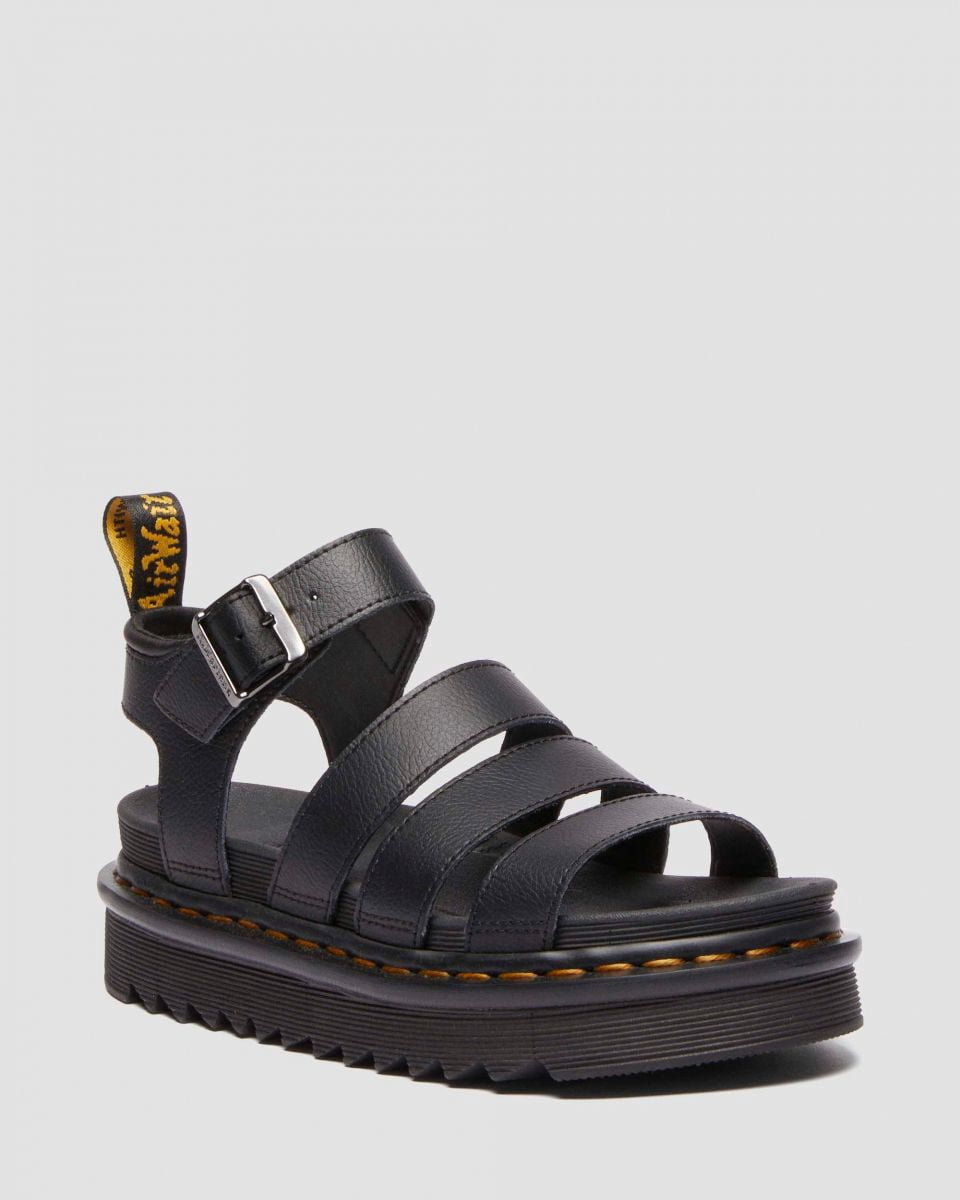 Dr Martens Women's Blaire Sandal Black Athena Leather - 31520001