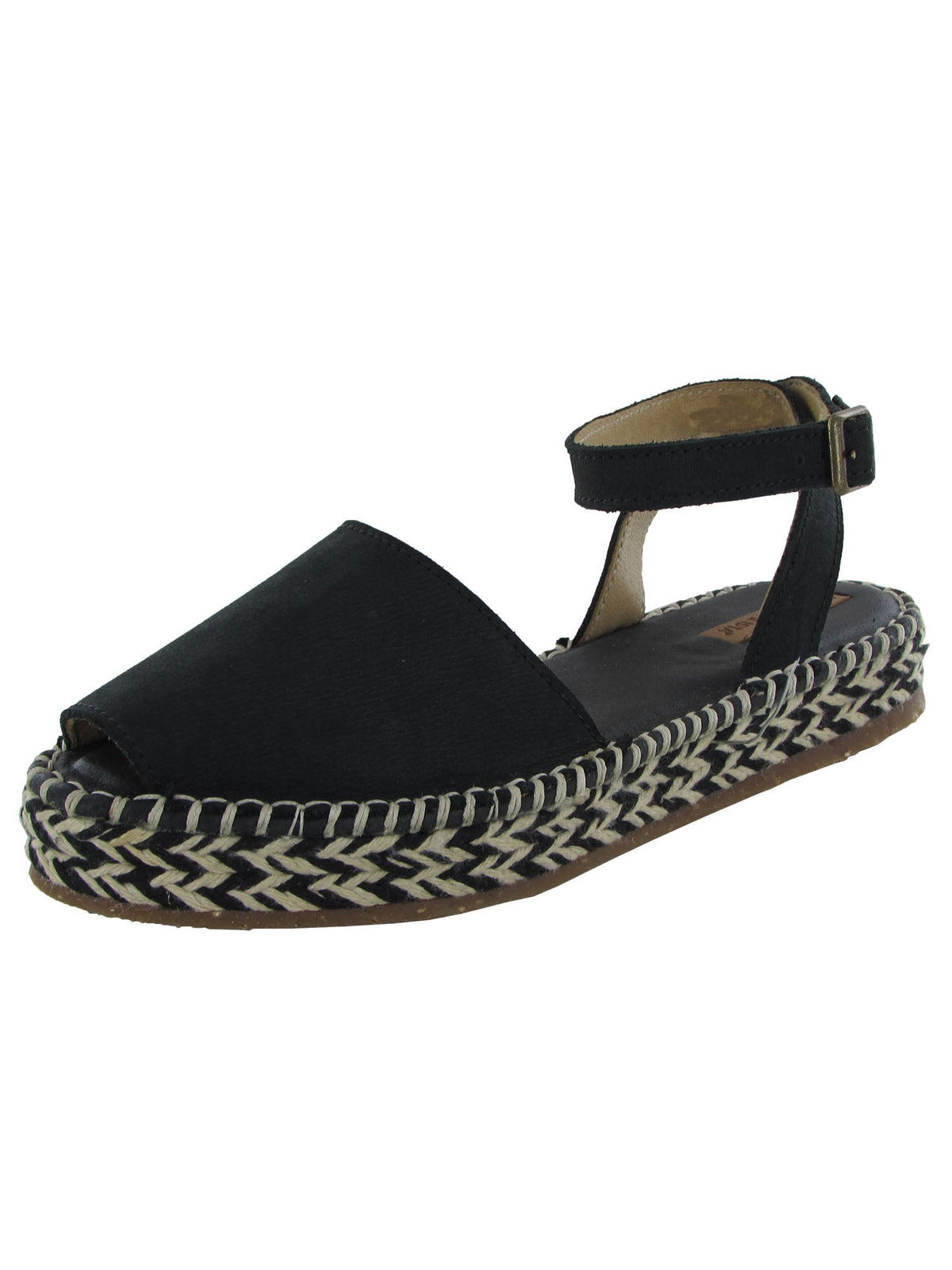 El Naturalista Womens Marine 5343 Espadrille Sandal Shoes, Black, EU 39 / US 8.5