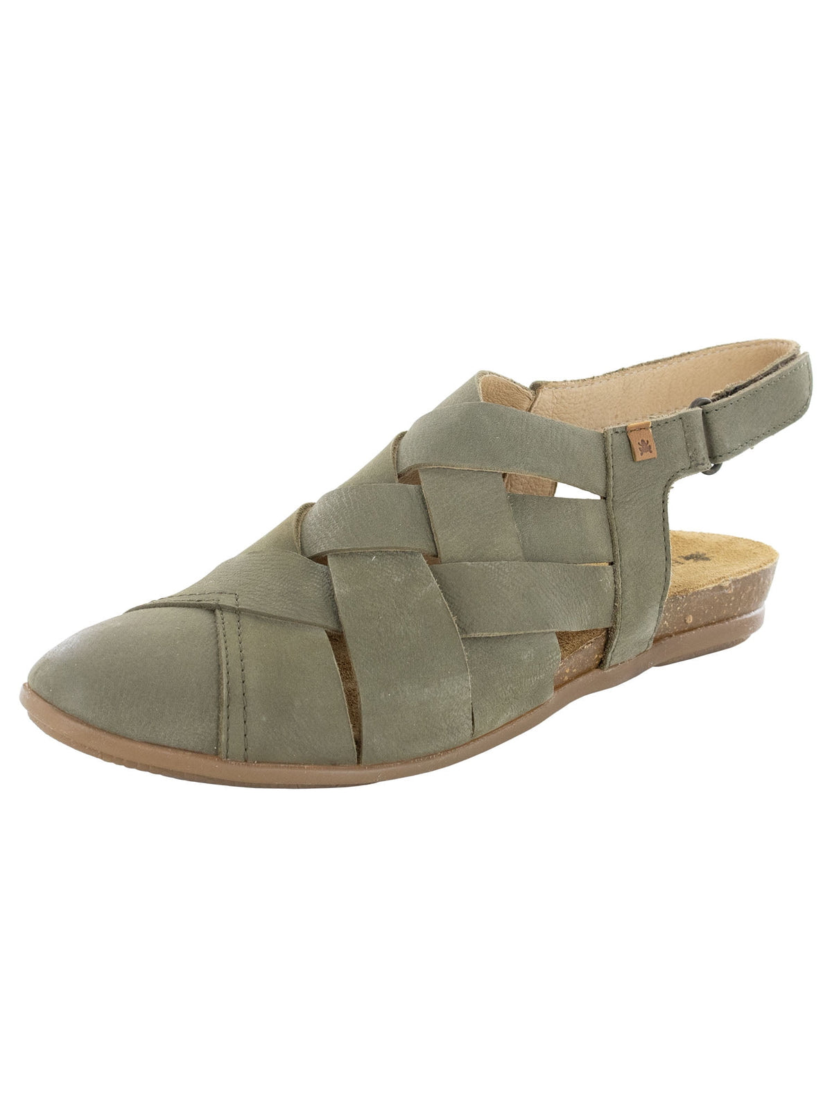 El Naturalista Womens Stella N5205 Slingback Sandal Shoes, Kaki, EU 40 / US 9