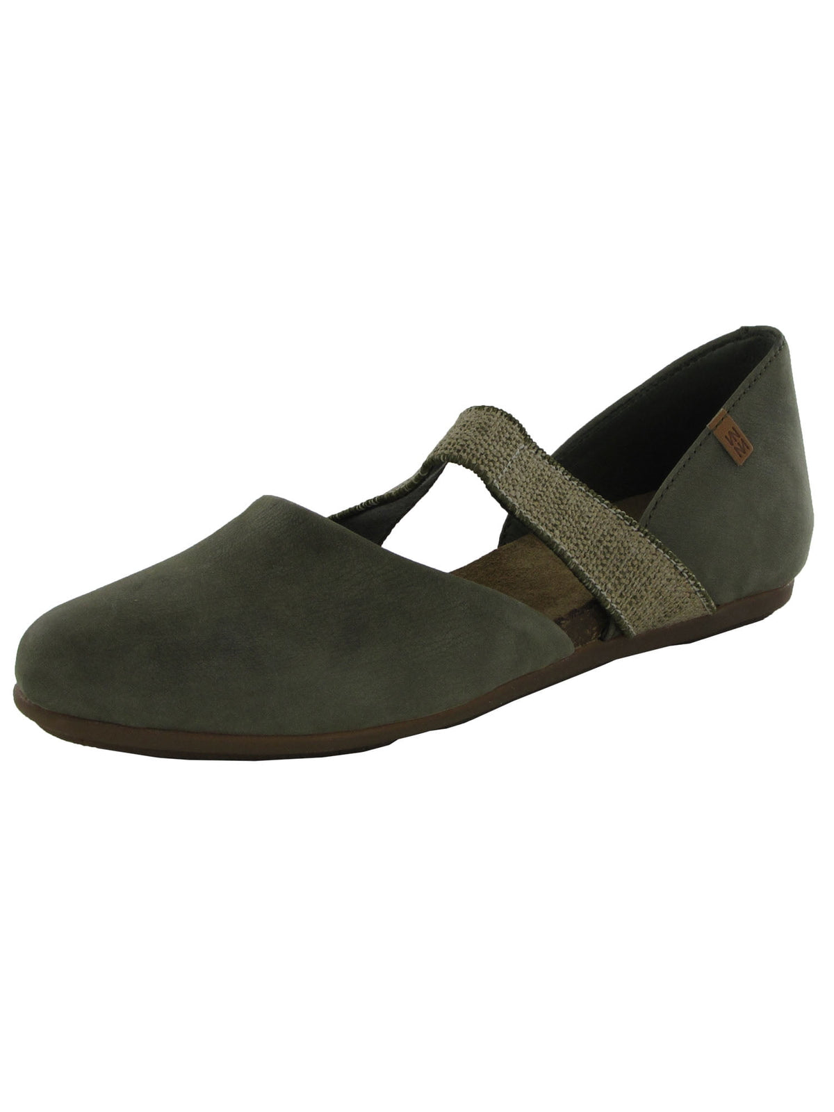 El Naturalista Womens Stella ND57 Flat Shoes, Wood, EU 41 / US 10