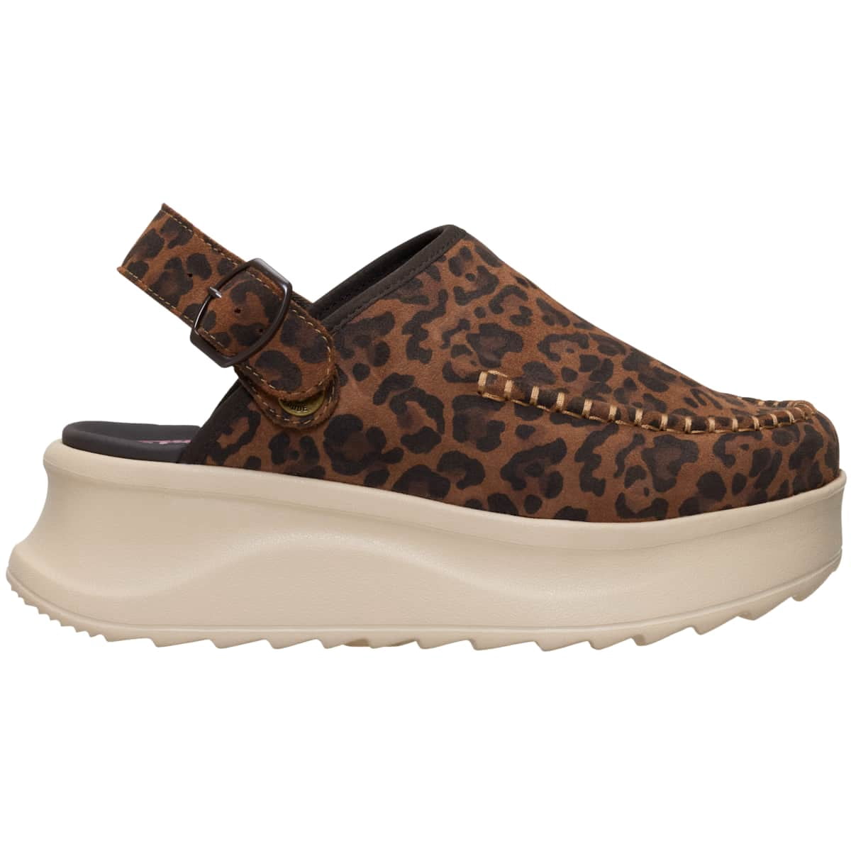 HEYDUDE Delray Clog Suede, Tan, 6