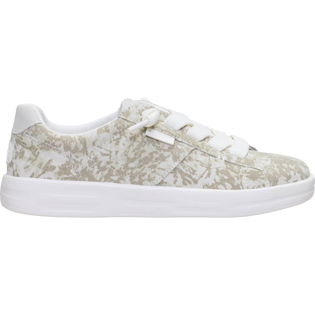HEYDUDE Karina Duo Classic Camo, Snow White/Camo, 9
