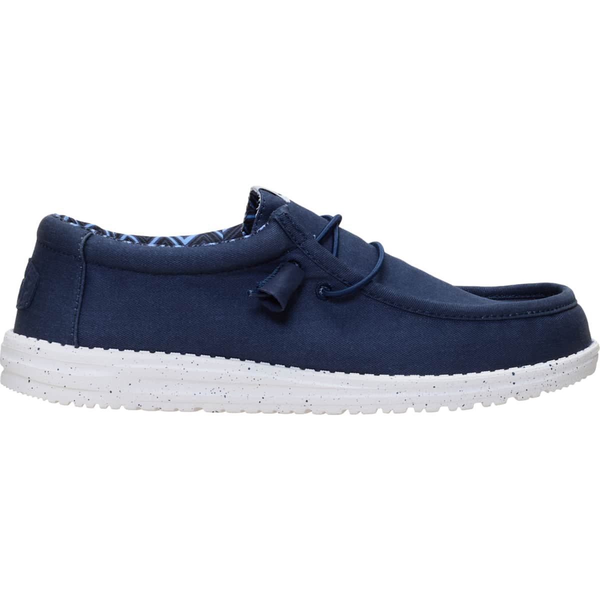 HEYDUDE Men Wally Stretch Canvas, Navy, 7