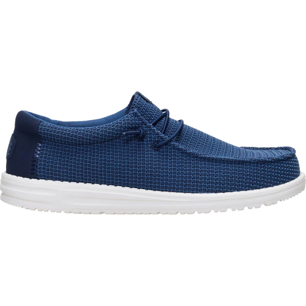 HEYDUDE Men Wally Mesh, Navy, 13