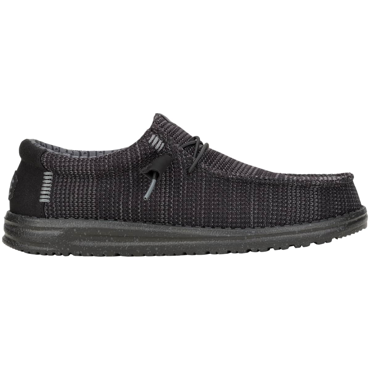 HEYDUDE Men Wally Stretch Sox Wide, Gray, 12